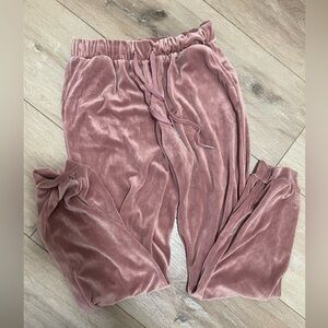 2 piece velor style set